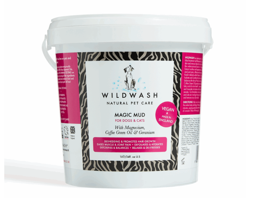 WildWash 5-in-1 Magic Mud for Dogs and Cats 1 Litre